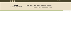 Desktop Screenshot of mountolympuspurefoods.com